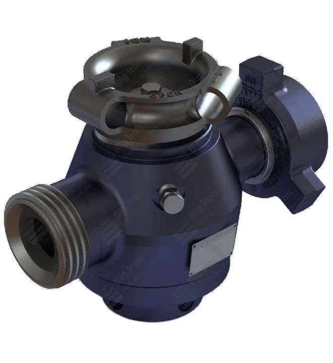 Plug Valve, Manual, LT, 2"x1" 1502 FxM, 15000 psi, STD Service