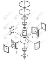 Plug Valve Repair Kit, Major, SPM SP150, 2" 1502, STD Service, OEM